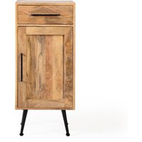 Carla&Marge Riffelution Badschrank Mangoholz/Eisen Honig/Schwarz – Rabatt 40.4413265306 % ! Carla&Marge Riffelution Badschrank Mangoholz/Eisen Honig/Schwarz – Rabatt 40.4413265306 % !