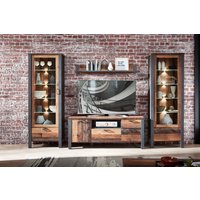 Innostyle Cardiff Wohnwand Holzwerkstoff Used Style Optik Dark inkl. LED-Beleuchtung – Rabatt 29.9800137836 % ! Innostyle Cardiff Wohnwand Holzwerkstoff Used Style Optik Dark inkl. LED-Beleuchtung – Rabatt 29.9800137836 % !