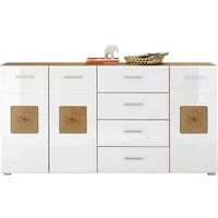 Bega Consult Georgia Sideboard Beschichtete Spanplatte Weiß/Braun – Rabatt 22.6117647059 % ! Bega Consult Georgia Sideboard Beschichtete Spanplatte Weiß/Braun – Rabatt 22.6117647059 % !