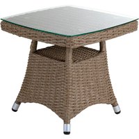 Brafab Ashfield Beistelltisch Rattangeflecht mit Glasplatte – Rabatt 20.0531914894 % ! Brafab Ashfield Beistelltisch Rattangeflecht mit Glasplatte – Rabatt 20.0531914894 % !
