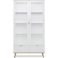 Finori Göteborg 54 Vitrine Weiß/Sonoma Eiche – Rabatt 42.3538461538 % ! Finori Göteborg 54 Vitrine Weiß/Sonoma Eiche – Rabatt 42.3538461538 % !