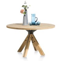 Henders & Hazel Jardino Esstisch rund zentraler Fuß Eiche/Stahlgestell Ø130 cm – Rabatt 29.7382242601 % ! Henders & Hazel Jardino Esstisch rund zentraler Fuß Eiche/Stahlgestell Ø130 cm – Rabatt 29.7382242601 % !