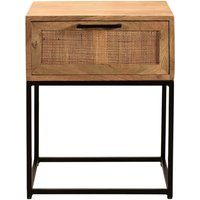 SIT Möbel CANE Beistelltisch Mango lackiert mit Rattan-Front, Gestell Metall – Rabatt 39.0299390299 % ! SIT Möbel CANE Beistelltisch Mango lackiert mit Rattan-Front, Gestell Metall – Rabatt 39.0299390299 % !