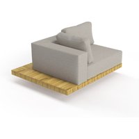 Solpuri Plateau XL-Modul Ecke rechts + Ecktisch inkl. Polster Teak – Rabatt 11.0567430681 % ! Solpuri Plateau XL-Modul Ecke rechts + Ecktisch inkl. Polster Teak – Rabatt 11.0567430681 % !