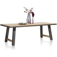 Henders & Hazel Farmland Esstisch Eiche furniert railway brown/Metallgestell schwarz – Rabatt 28.5402298851 % ! Henders & Hazel Farmland Esstisch Eiche furniert railway brown/Metallgestell schwarz – Rabatt 28.5402298851 % !