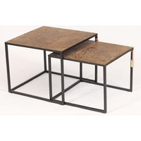 Faktorei Resi Beistelltisch 2er Set Antik-Gold/Metall Schwarz – Rabatt 17.4308300395 % ! Faktorei Resi Beistelltisch 2er Set Antik-Gold/Metall Schwarz – Rabatt 17.4308300395 % !