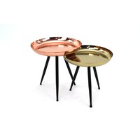 Concept Vesta Beistelltisch 2er Set kupfer/messing – Rabatt 24.9346405229 % ! Concept Vesta Beistelltisch 2er Set kupfer/messing – Rabatt 24.9346405229 % !