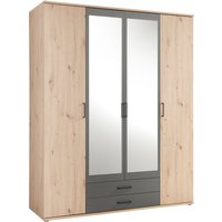 Pol Power Chicago Kleiderschrank Holzwerkstoff Melamin 4 Türen 159x197x54 cm – Rabatt 30.7380952381 % ! Pol Power Chicago Kleiderschrank Holzwerkstoff Melamin 4 Türen 159x197x54 cm – Rabatt 30.7380952381 % !