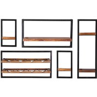 SIT Möbel PANAMA Wandregal-Set Altmetall/Mangoholz – Rabatt 42.5841420828 % ! SIT Möbel PANAMA Wandregal-Set Altmetall/Mangoholz – Rabatt 42.5841420828 % !