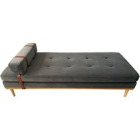 SalesFever Daybed Samt mit Kopf- und Nackenstütze Heveaholz lackiert – Rabatt 39.3745557925 % ! SalesFever Daybed Samt mit Kopf- und Nackenstütze Heveaholz lackiert – Rabatt 39.3745557925 % !