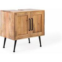 Carla&Marge Riffelution Waschbeckenunterschrank Mangoholz/Eisen Honig/Schwarz – Rabatt 40.4413265306 % ! Carla&Marge Riffelution Waschbeckenunterschrank Mangoholz/Eisen Honig/Schwarz – Rabatt 40.4413265306 % !