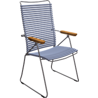 HOUE CLICK Dining Sessel mit verstellbarer Rückenlehne/Bambusarmlehne Stahlgestell – Rabatt 16.0401002506 % ! HOUE CLICK Dining Sessel mit verstellbarer Rückenlehne/Bambusarmlehne Stahlgestell – Rabatt 16.0401002506 % !