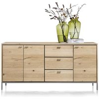XOOON Faneur Sideboard 3 Türen, 3 Schubladen Eiche/Metall 180×80 cm – Rabatt 26.2631315658 % ! XOOON Faneur Sideboard 3 Türen, 3 Schubladen Eiche/Metall 180×80 cm – Rabatt 26.2631315658 % !