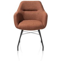 XOOON Liv Armlehnstuhl 4 Füße Stoff Ponti/Metall Kupfer/Schwarz – Rabatt 22.4615384615 % ! XOOON Liv Armlehnstuhl 4 Füße Stoff Ponti/Metall Kupfer/Schwarz – Rabatt 22.4615384615 % !
