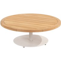 4Seasons Volta Weiß Kaffe-Tisch Teak Natur Rund – Rabatt 20 % ! 4Seasons Volta Weiß Kaffe-Tisch Teak Natur Rund – Rabatt 20 % !