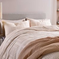 Abigail Ahern x Murmur Abigail Ahern x Murmur Maeve Super Kingsize Duvet Cover SET, Dusky Pink sold by Bedeck Home