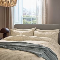 Abigail Ahern x Murmur Abigail Ahern x Murmur Pia Double Duvet Cover SET, Warm Ochre listed by Bedeck Home