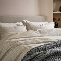Abigail Ahern x Murmur Abigail Ahern x Murmur Zelda Kingsize Duvet Cover SET, Canvas Cream listed by Bedeck Home