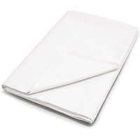 By Bedeck By Bedeck 500 Thread Count Plain Dye Super Kingsize Flat Sheet, White listed by Bedeck Home
