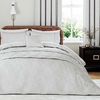 1951 1951 Ashleigh Kingsize Duvet Cover Set, Platinum listed by Bedeck Home