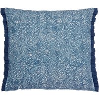 Bedeck of Belfast Bedeck of Belfast Emmeline Cushion 50cm x 50cm, Denim Blue listed by Bedeck Home