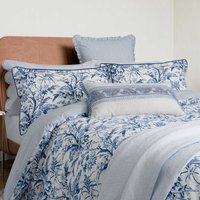 Bedeck of Belfast Este Double Duvet Cover SET, Indigo