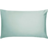 Bedeck of Belfast Fine Linens Bedeck of Belfast Fine Linens 400 Thread Count Sateen Plain Dye Pair of Large Pillowcases, Celadon listed by Bedeck Home