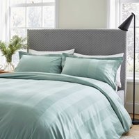Bedeck of Belfast Fine Linens Serra Super Kingsize Duvet Cover SET, Celadon