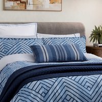 Bedeck of Belfast Kayah Kingsize Duvet Cover SET, Indigo