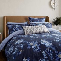Bedeck of Belfast Bedeck of Belfast Nahla Single Duvet Cover Set, Cobalt Blue & Navy listed by Bedeck Home