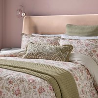 Bedeck of Belfast Bedeck of Belfast Nora Double Duvet Cover SET, Sage Green/Tuberose listed by Bedeck Home