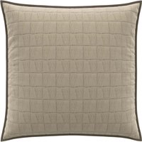 Bedeck of Belfast Bedeck of Belfast Rana Sham Pillowcase, Warm Grey listed by Bedeck Home