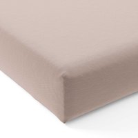 Bedeck of Belfast Bedeck of Belfast 200 Thread Count Plain Dye Kingsize Fitted Sheet, Tuberose listed by Bedeck Home