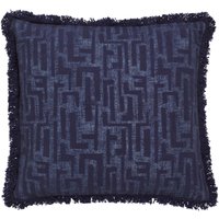 Bedeck of Belfast Bedeck of Belfast Aelin Cushion 50cm x 50cm, Navy sold by Bedeck Home