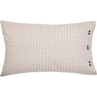 Bedeck of Belfast Bedeck of Belfast Albany Pair of Standard Pillowcases, Denim Blue listed by Bedeck Home