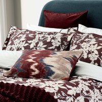 Bedeck of Belfast Bedeck of Belfast Aris Double Duvet Cover, Mulberry listed by Bedeck Home