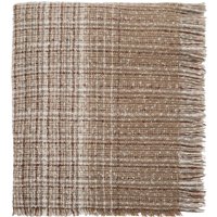 Bedeck of Belfast Bedeck of Belfast Osanna/Avita Throw, Charcoal/Chalk & Tan listed by Bedeck Home