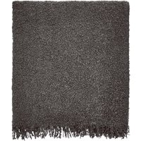 Bedeck of Belfast Bedeck of Belfast Boucle Throw, Charcoal & Silver sold by Bedeck Home
