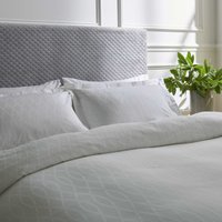 Bedeck of Belfast Fine Linens Ravello Super Kingsize Duvet Cover SET, Silver
