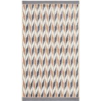 Bedeck of Belfast Bedeck of Belfast Osanna/Avita Hand Towel, Charcoal/Chalk & Tan listed by Bedeck Home