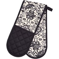 Bedeck of Belfast Bedeck of Belfast Saja Double Oven Glove, Charcoal listed by Bedeck Home