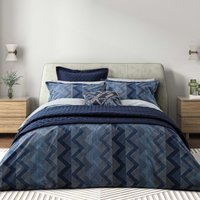 Bedeck of Belfast Bedeck of Belfast Sutton Single Duvet Cover SET, Denim Blue listed by Bedeck Home