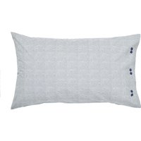 Bedeck of Belfast Bedeck of Belfast Sutton Pair of Standard Pillowcases, Denim Blue listed by Bedeck Home