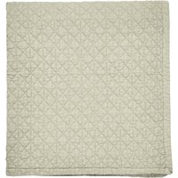 Bedeck of Belfast Bedeck of Belfast Stonewashed Cotton Throw, Sage Green sold by Bedeck Home