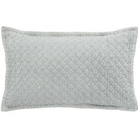 Bedeck of Belfast Bedeck of Belfast Stonewashed Cotton Pair of Standard Pillowcases, Silver sold by Bedeck Home