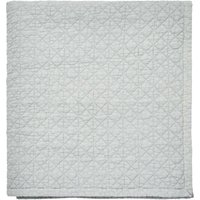 Bedeck of Belfast Bedeck of Belfast Stonewashed Cotton Throw, Silver sold by Bedeck Home