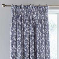 Burleigh x Bedeck of Belfast Calico Lined Curtains 90" x 90", Blue