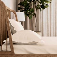 By Bedeck By Bedeck 500 Thread Count Plain Dye Kingsize Fitted Sheet, Linen listed by Bedeck Home