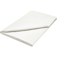 1951 Plain Dye Percale Single Flat Sheet, Cream