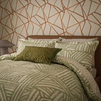 Harlequin Crater Double Duvet Cover SET, Jade